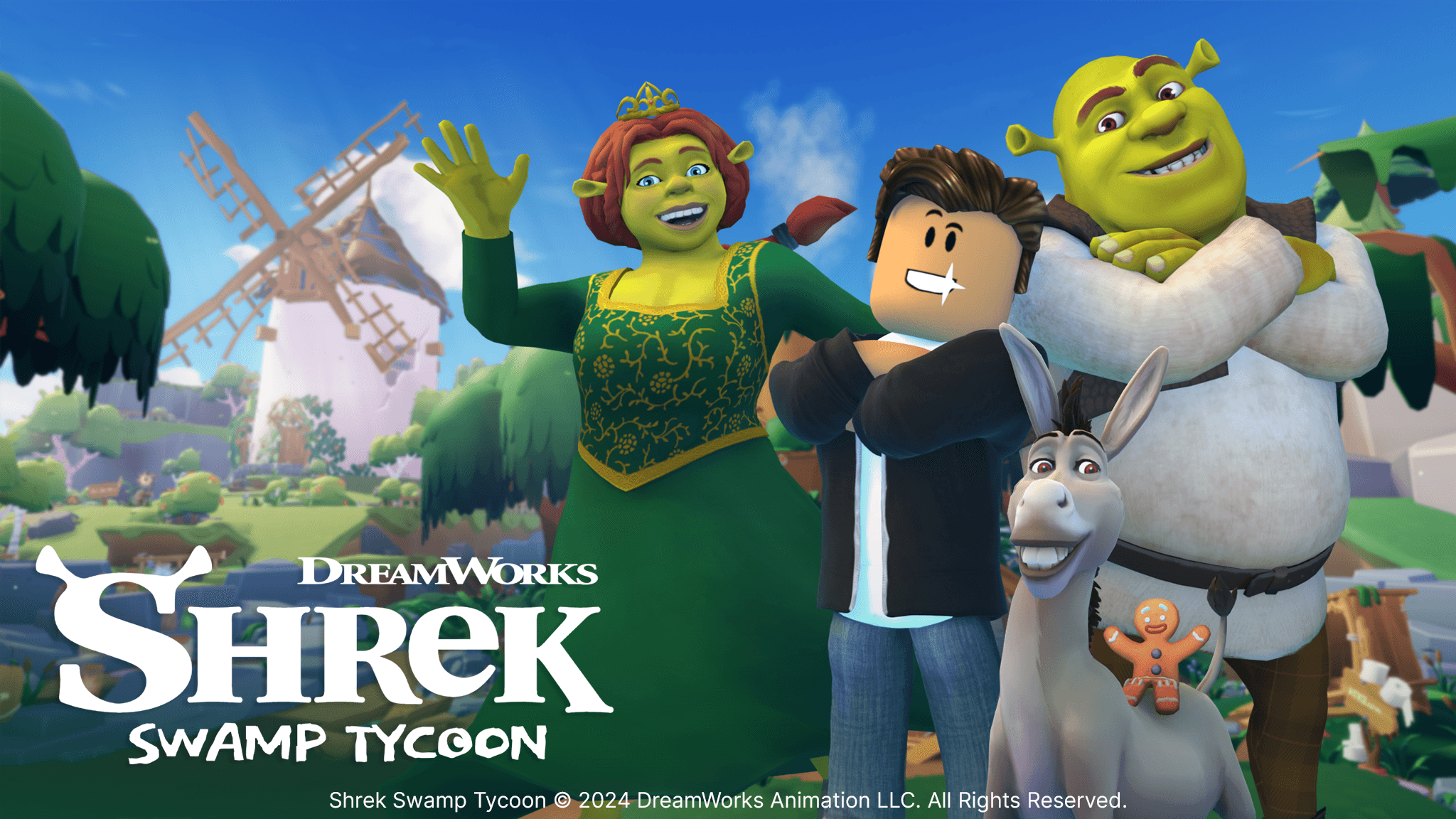 DreamWorks Shrek Swamp Tycoon promotional artwork